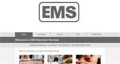 Desktop Screenshot of emsmerchantservices.com